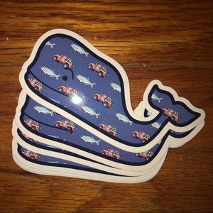 Original Pattern 20th Anniversary Whale Sticker